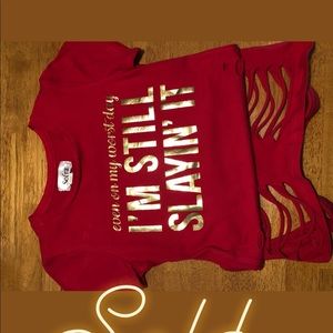 Women’s Red Blouse